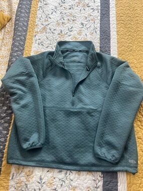 Eddie Bauer Teal Half-Zip Pullover